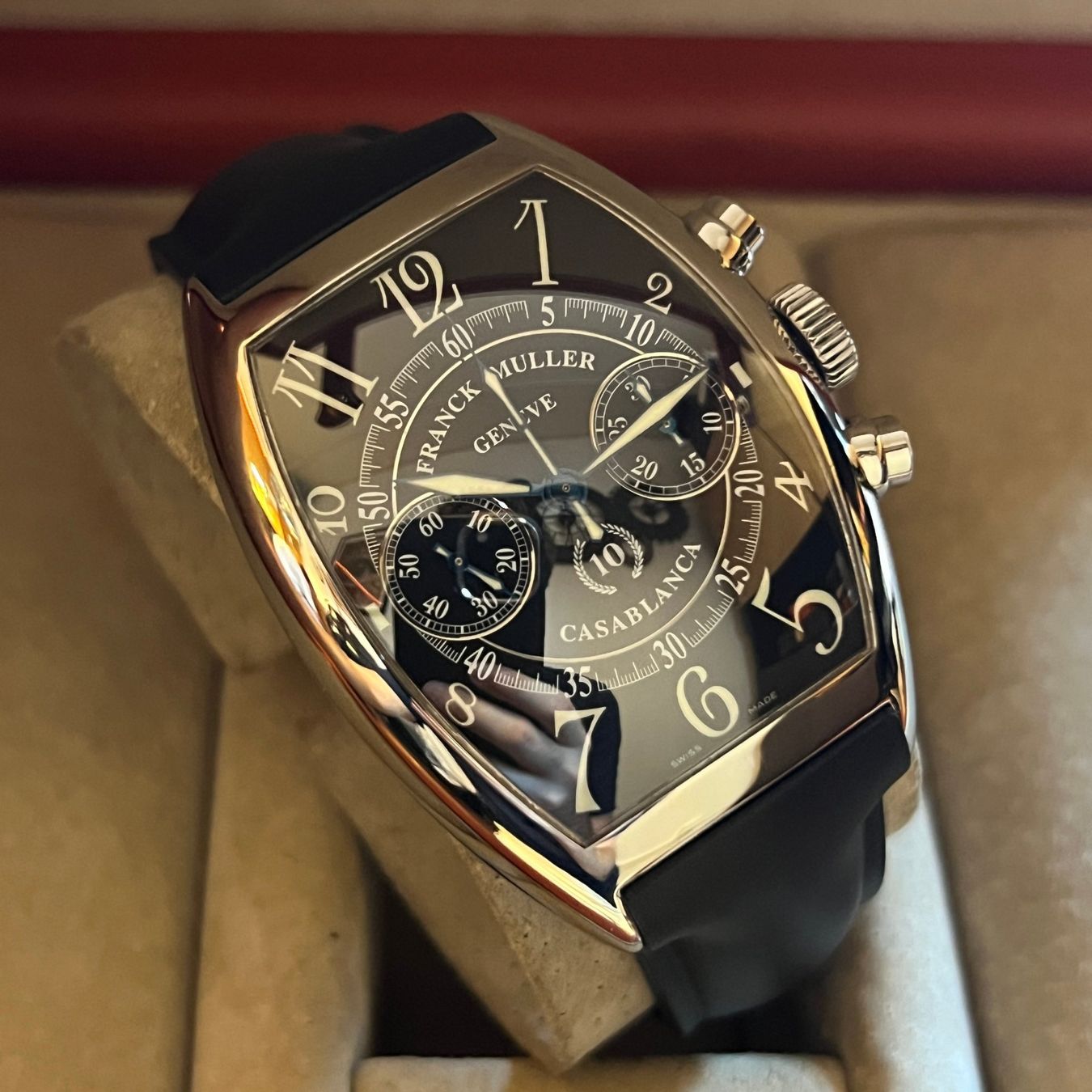 Franck Muller Uhren: Franck Muller Casablanca Chronograph Full Set 8880CCC – Gebraucht aus Carouge GE von Watchaser 7