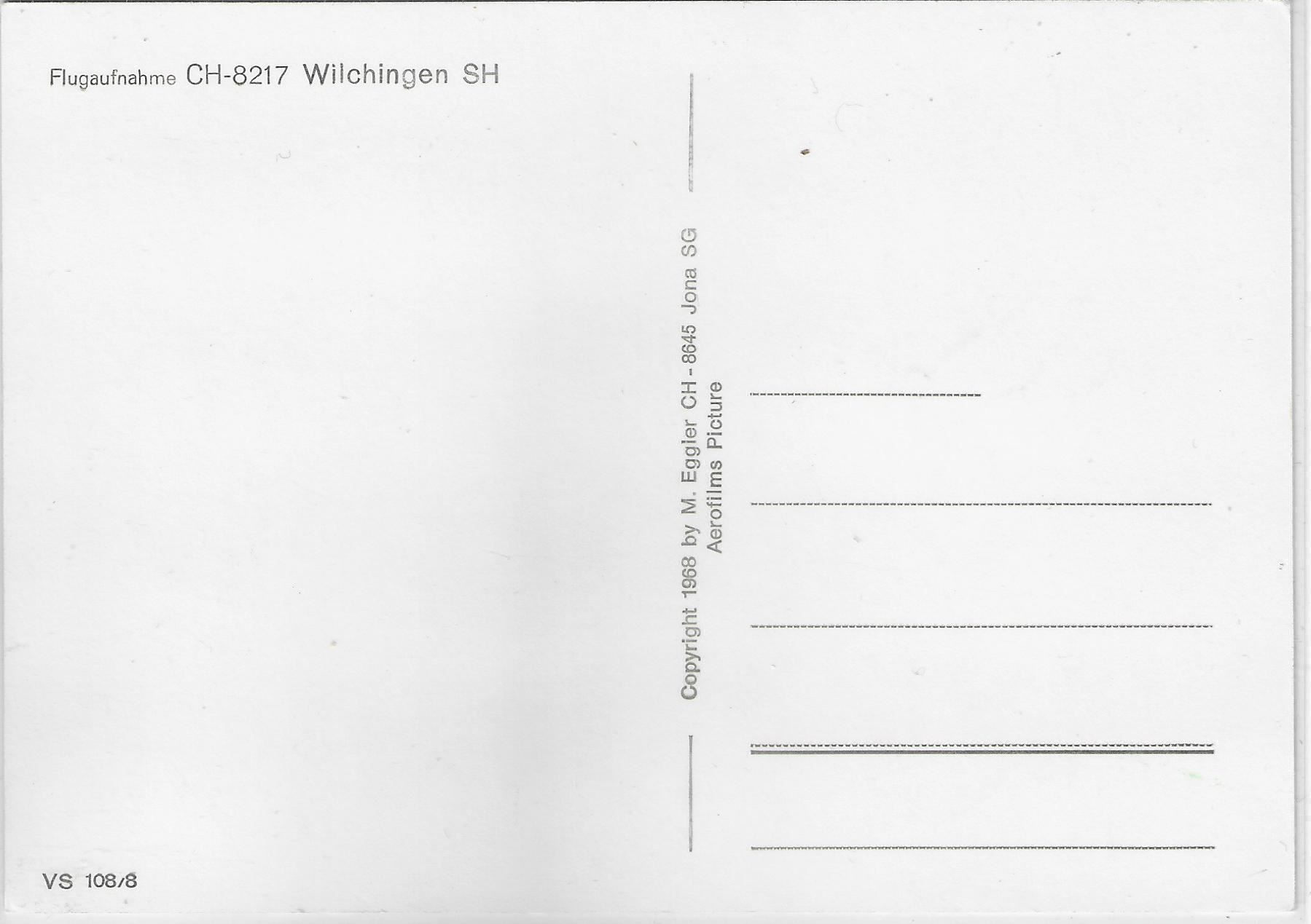 Cartoline postali: Flugaufnahme Wilchingen SH – Usato da Ettingen venduto da Kartenplanet 1