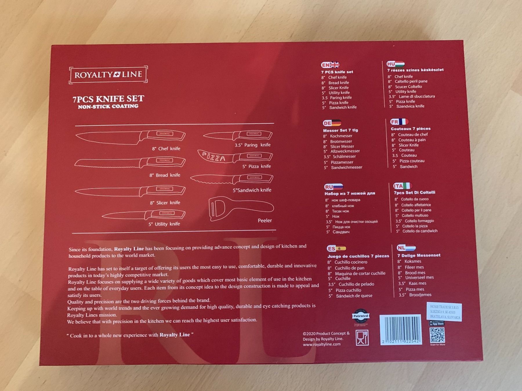 Coltelli: 7 PCS Knife Set Royalt-Line – Nuovo e nell'imballaggio originale da Uznach venduto da enrico06 1