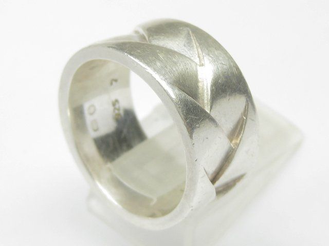 Esprit Anelli: breiter Ring Silber 925 Esprit Zopfmuster Gr. 53 – Usato da Ermatingen venduto da Decovin 1