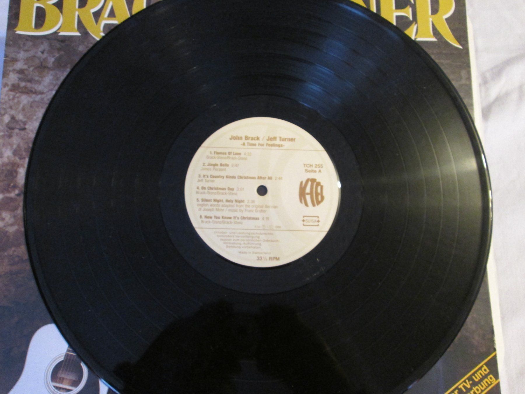 Schallplatten: Vinyle John Brack & Jeff Turner - A Time For Feelings – Gebraucht aus la Chaux-de-Fonds von Lampe 1