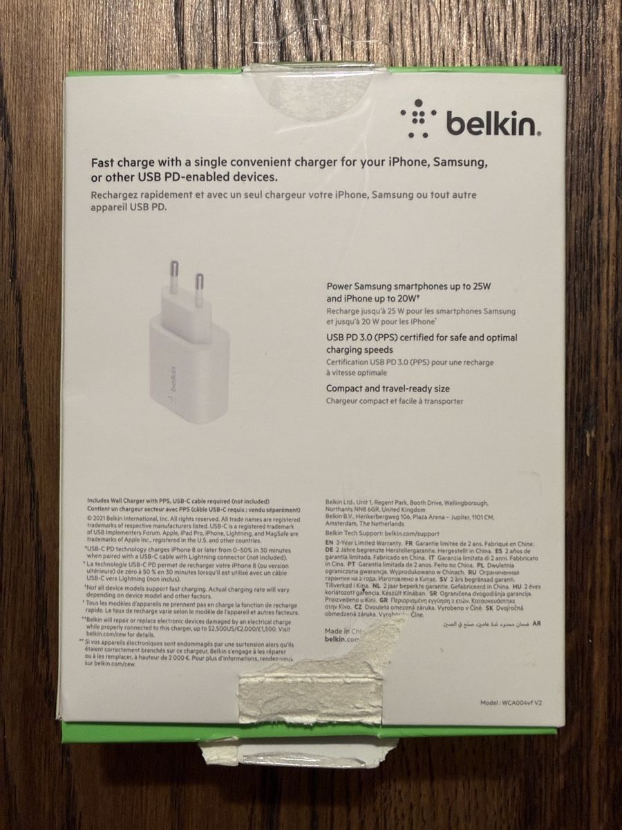 Belkin Chargements: Belkin BOOST CHARGE Wall Charger 25W USB-C – D'occasion à Luzern par Roeschuko 5