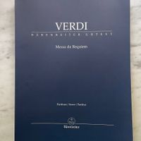 VERDI Messa da Requiem Partitur Urtext Bärenreiter BA 7590