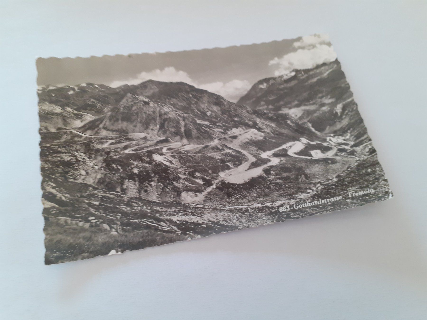 Cartoline postali: GOTTHARD STRASSE - TREMOLA - 1959 – Usato da Winterthur venduto da Ornyx7