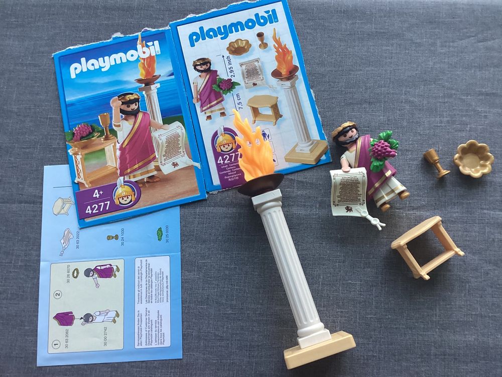 Playmobil Romäner Schiff mit Julius Caesar & Extra Soldaten (Gebraucht