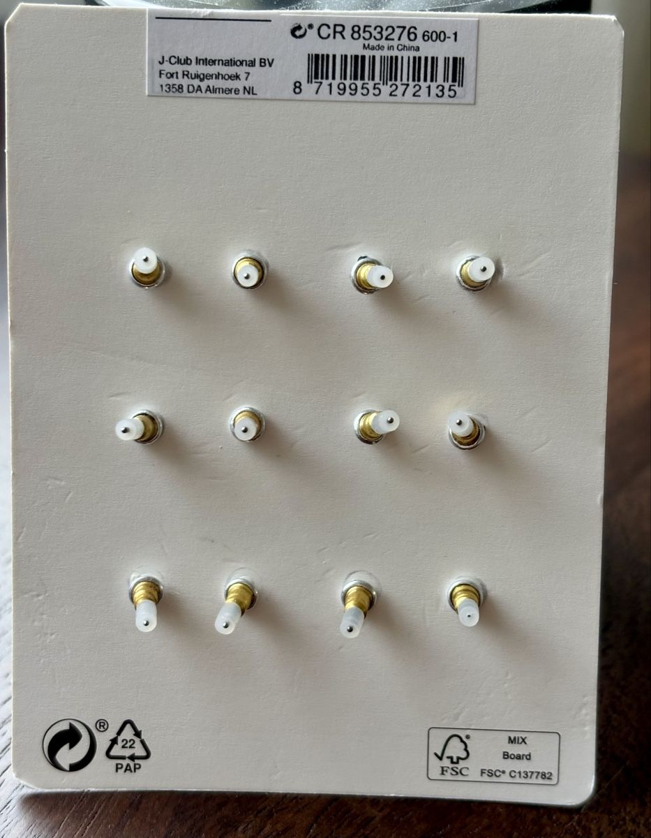 Orecchini pendenti & Orecchini a lobo: Ohrringe/ Earrings Set 6 Studs Gold Plated - NEW – Nuovo e nell'imballaggio originale da Zürich venduto da cha_jz8q 2