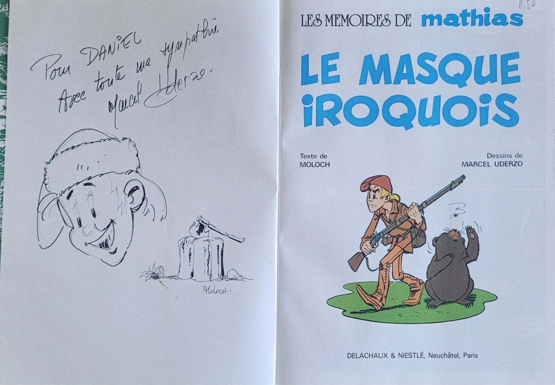 Fumetti: BD EO Cotée Dédicace Les Mémoires De Mathias 2. Le Masque – Usato da Biel/Bienne venduto da Destockweb