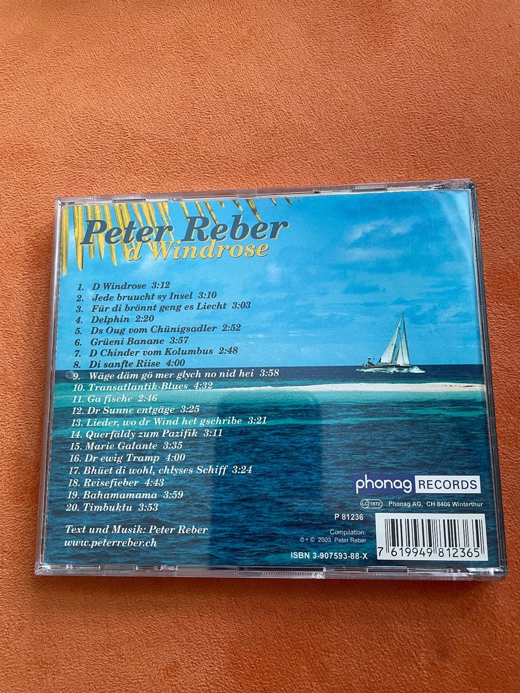 CD: Peter Reber CD "di schönschte Reislieder" – Usato da St.Gallen venduto da Korb0 1