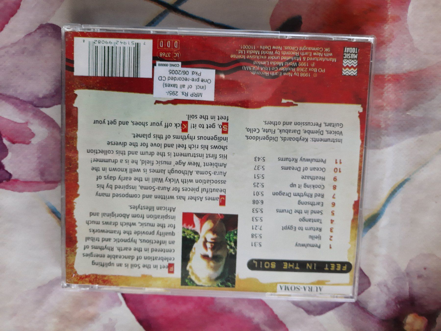 CD: CD - James Asher - Feet in the soil – Usato da Pully venduto da bro_n52j 1