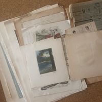  alte Modezeitschriften und Drucke Jugendstil