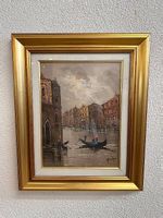 Vintage Antonio DeVity Venedig Ölgemälde 49 x 60 cm