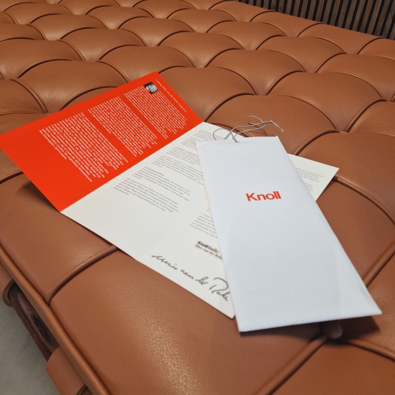 Sedie a sdraio: Knoll Barcelona Daybed Cognac – Usato da Zürich venduto da Nexclusives.com 3