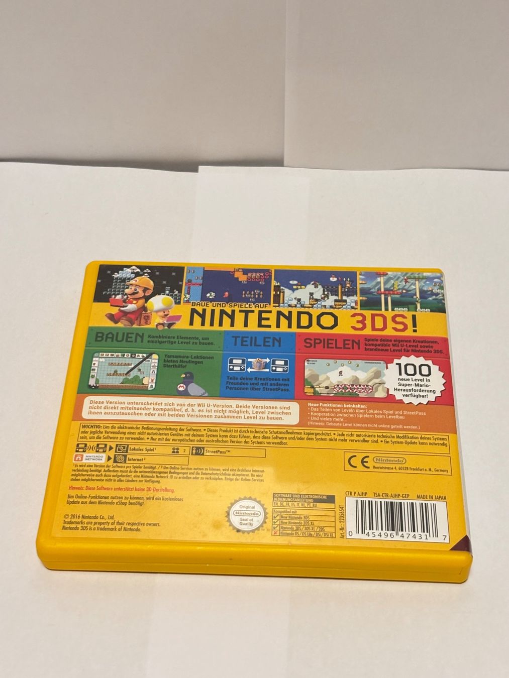 Nintendo Giochi: Nintendo 3ds Super Mario Maker 3ds – Usato da Widnau venduto da Puch-Garage 1
