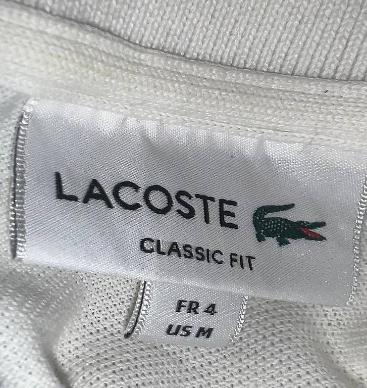 Magliette Polo: Polo Lacoste blanc classique – Usato da Genthod venduto da mar_g8vn 3