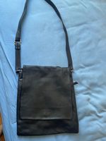 Schwarze Ledertasche von Bruno Rossi