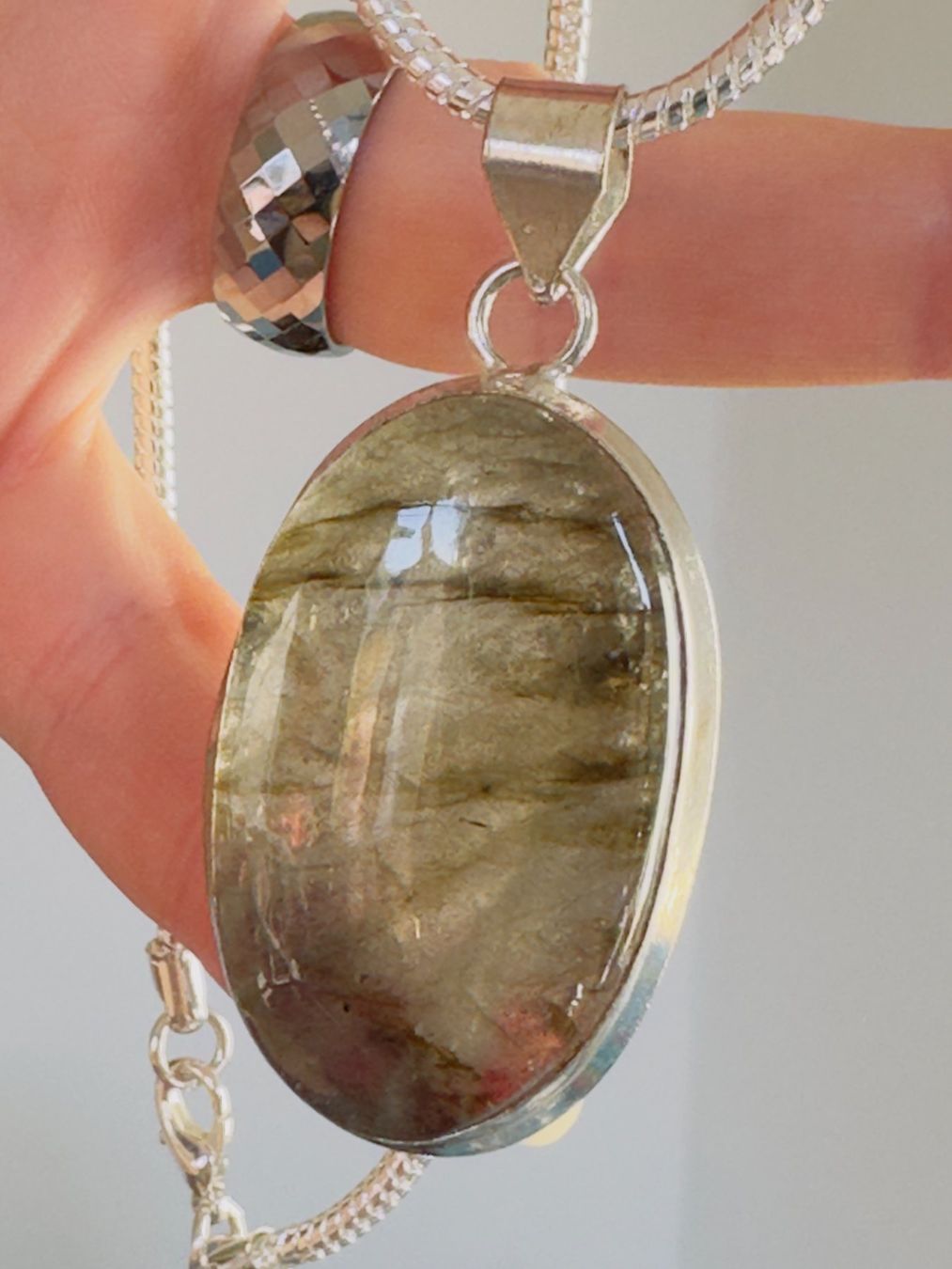 Catenine: Labradorite Gemstone Handmade necklace – Nuovo e nell'imballaggio originale da Genève venduto da AGBERG 8