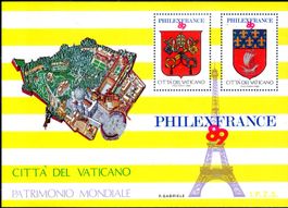 VATIKAN PHILEXFFRANCE 89 BLOCK ** POSTFRISCH ** - PO17
