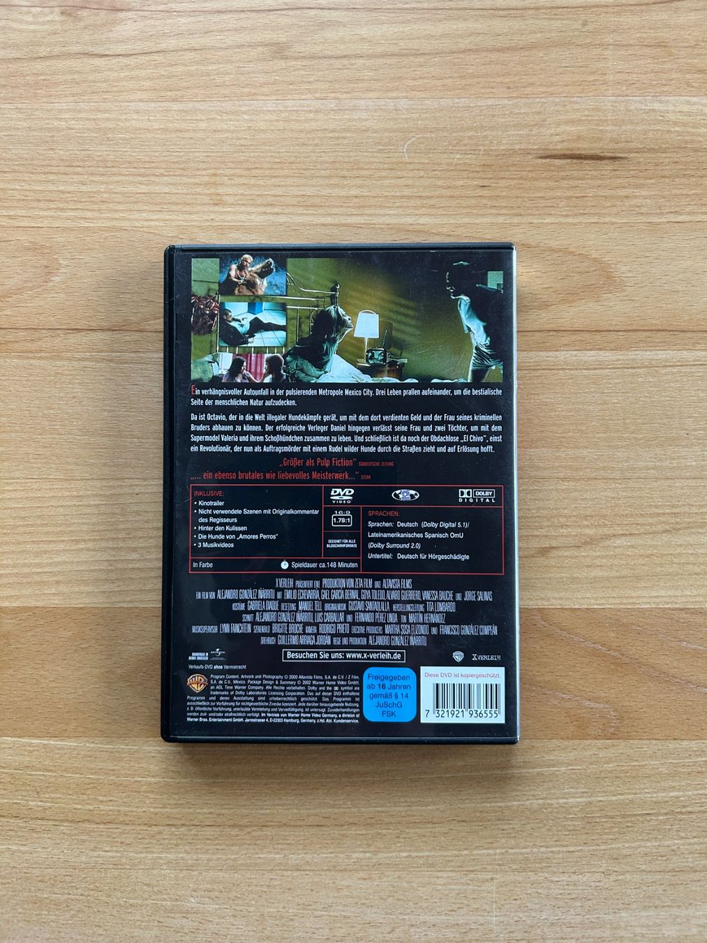 Tutti i DVDs: Amores Perros DVD – Usato da Grosswangen venduto da che_gr 2