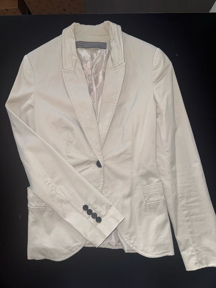 Zara Jacken: Zara Basic Blazer Damen Beige Grösse XS  – Neu (gemäss Beschreibung) aus Zürich von Jen10 1