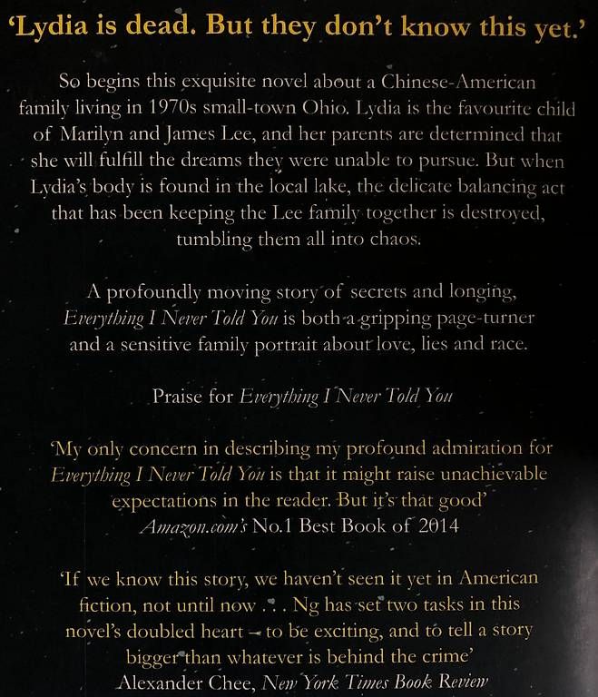 Libri: Everything I Never Told You von Celeste Ng – Usato da Amriswil venduto da kne_5ljm 1