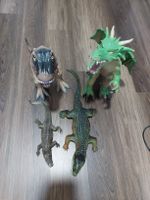 Große Gummitiere Drachen/ Dinosaurier/ Krokodile