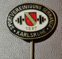 R417 - Anstecknadel Sportvereinigung Germania Karlsruhe 1887