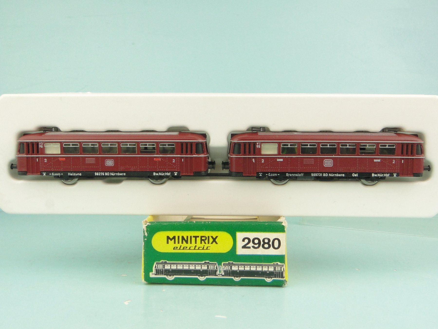 Trix Modelleisenbahnen: Minitrix N 2980 Schienenbus VT98 – Gebraucht aus Bülach von Albitrain 4