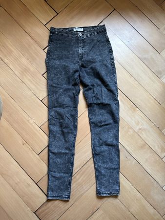 AMERICAN APPAREL - High Waist Jeans grau M