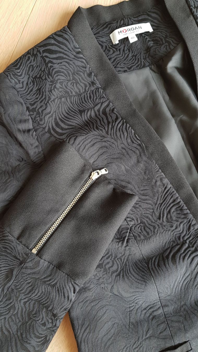 Morgan Jacken: Morgan eleganter Blazer Gr. 40 schwarz Muster – Neu (gemäss Beschreibung) aus Rapperswil SG von Mucki08 1