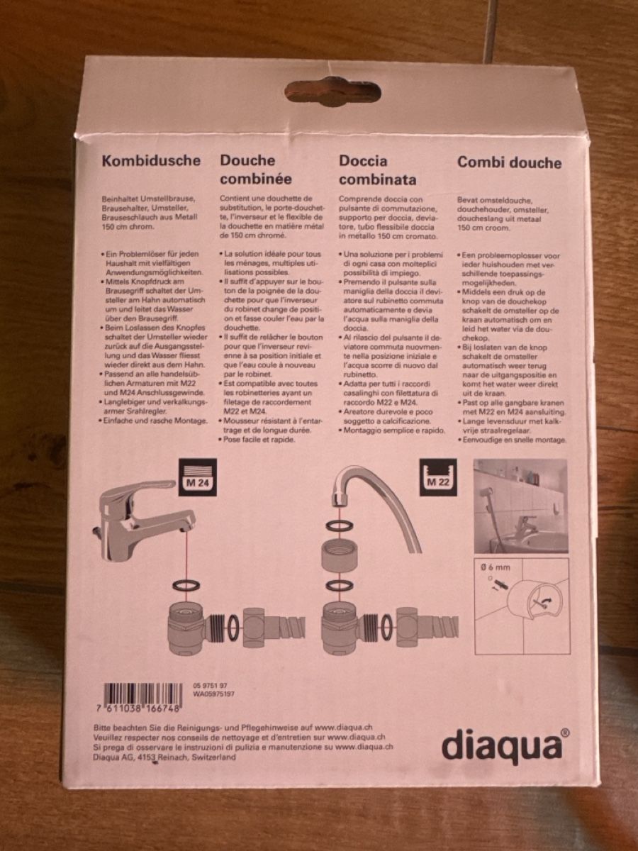 Docce: Diaqua Kombidusche – Nuovo e nell'imballaggio originale da Seuzach venduto da lady2001 2