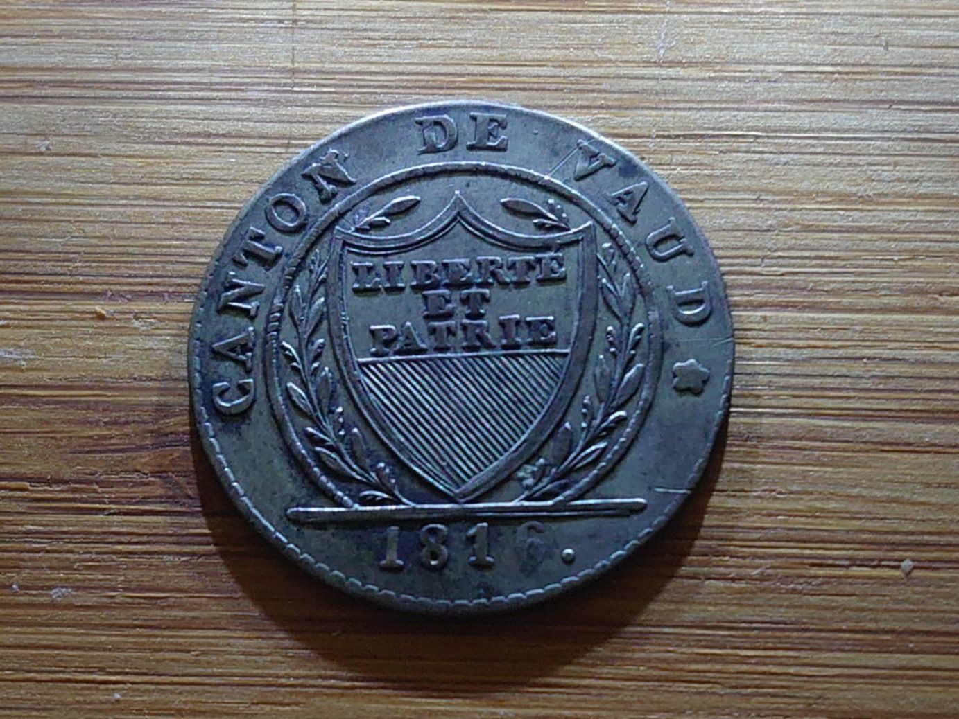 Alle Münzen: Waadt / Vaud: Batzen 1816 *** – Gebraucht aus Pfungen von Aguti77 1