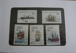 Set australische Briefmarken 1979, Schiffe - ungestempelt
