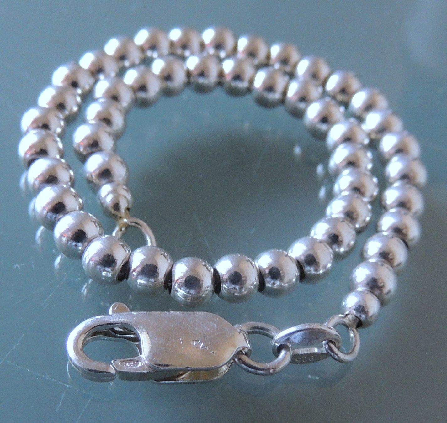 Armbänder & -reifen: Silber 925 Kugel Armband 19 cm – Gebraucht aus Waldenburg von schaller707 1