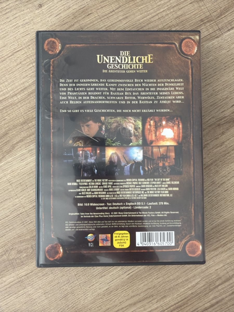 Tutti i DVDs: Die unendliche Geschichte Serie DVD – Usato da Hagendorn venduto da masterchieff 1