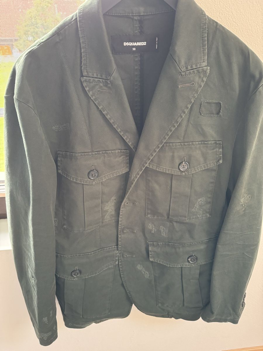 Dsquared2 Giacche: DSQUARED2, Field Jacke, Olive, L – Usato da Meggen venduto da Pilatus051