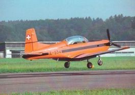 Postcard Swiss AF Pilatus PC-7