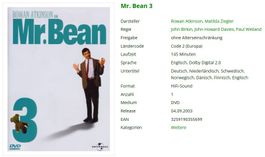 Mr. Bean 3 - DVD