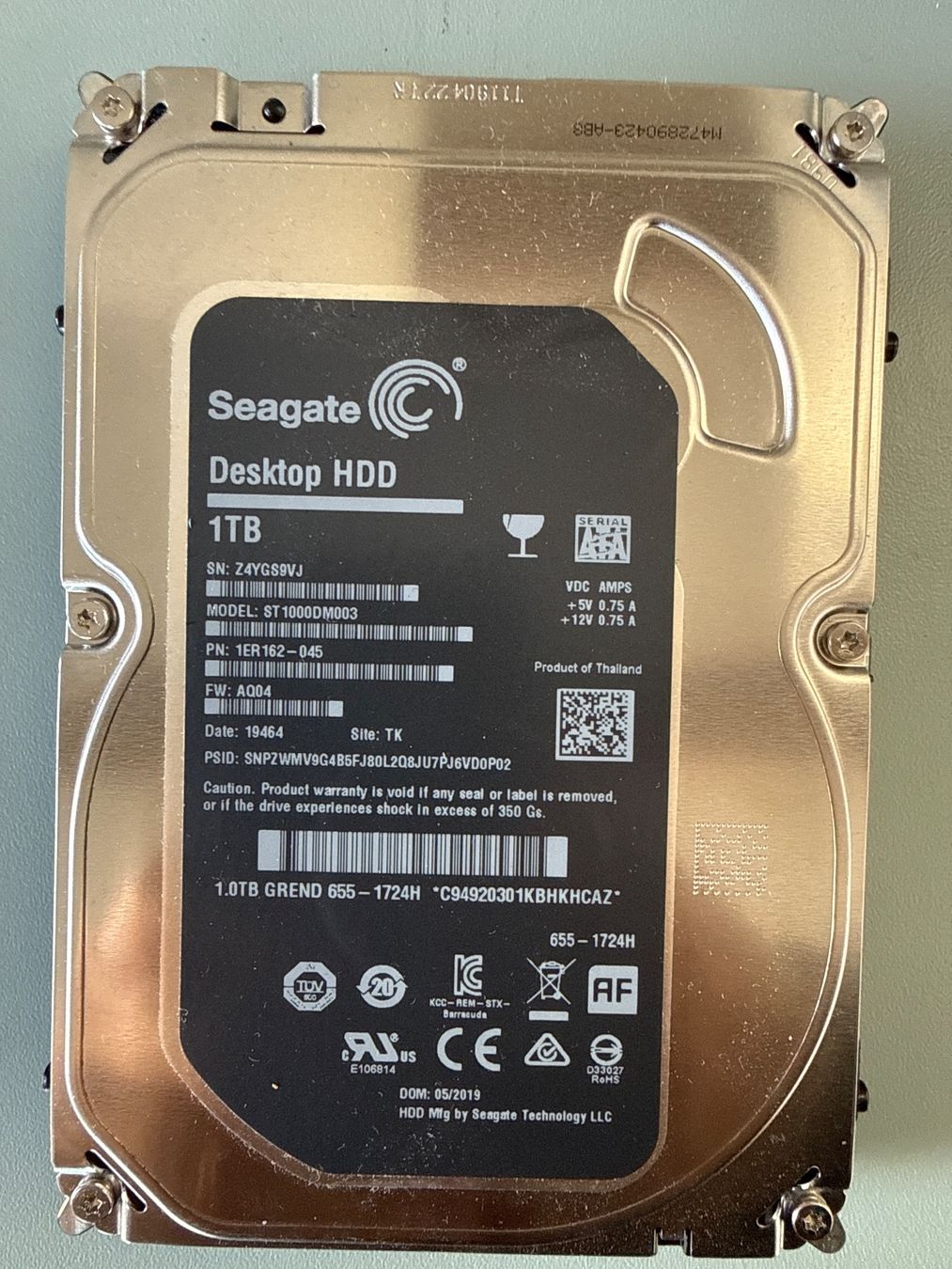 Apple Dischi rigidi: Apple iMac 27 2019 Festplatte 1TB – Usato da Frauenfeld venduto da mac_c7jc