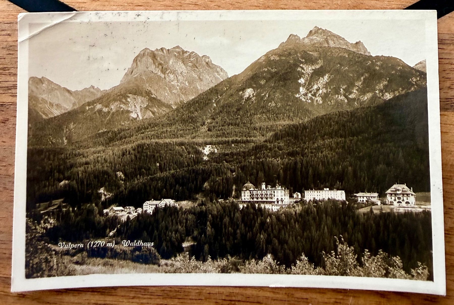 Cartoline postali: Vulpera - Waldhaus 1925 – Usato da Lutry venduto da Ediego