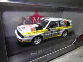 Miniature CMR 1/43 - Audi Quattro Sport S1 - Rallye Monte Carlo 1986 - Rohrl