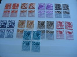 Italien Lot 4erblocks Dauermarken **
