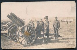 AK: Kanoniere um 1914
