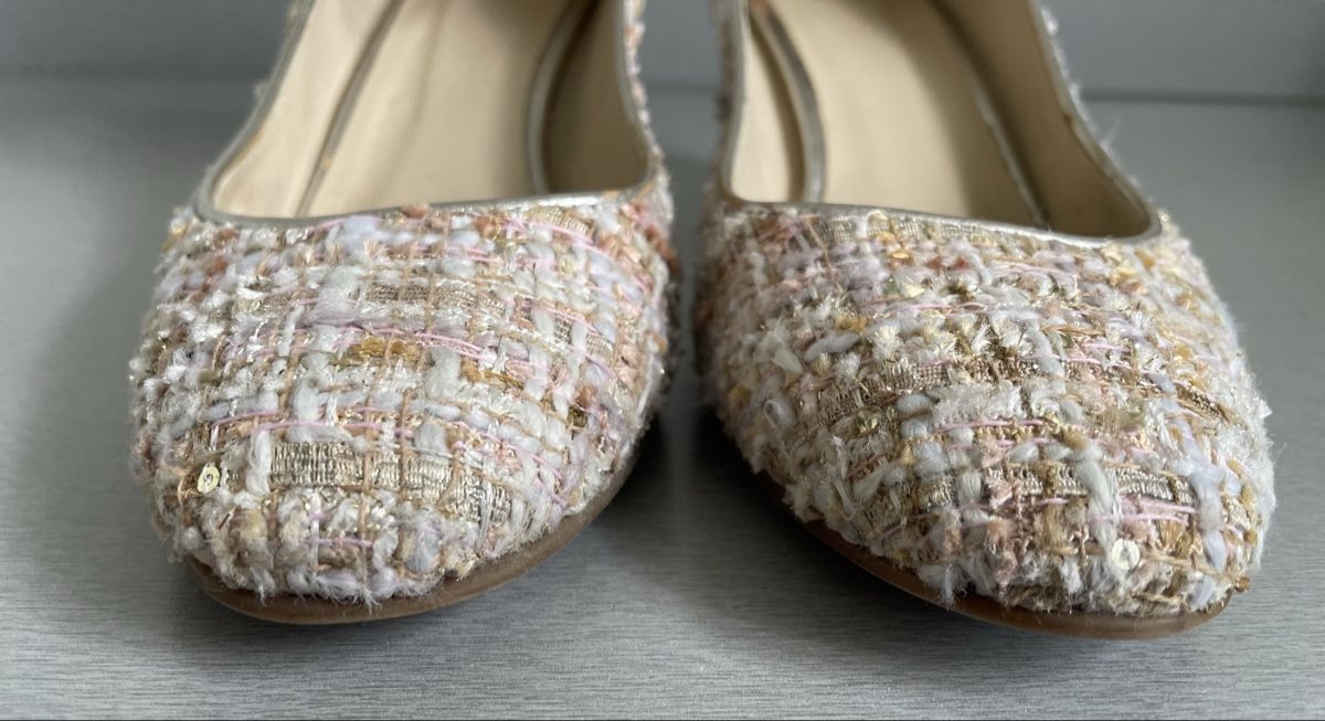 Navyboot Scarpe da donna: Boucle Stoff Navyboot Schuhe, Gr. 37 – Usato da St. Moritz venduto da cri_h9tt 3