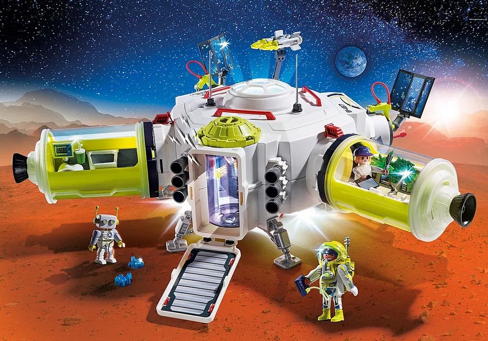 PLAYMOBIL Super Set Galaxia (70009) | Prisión Con Luz LED Para 2 Figuras | 24 Piezas Para Imaginar Aventuras Espaciales | Multicolor