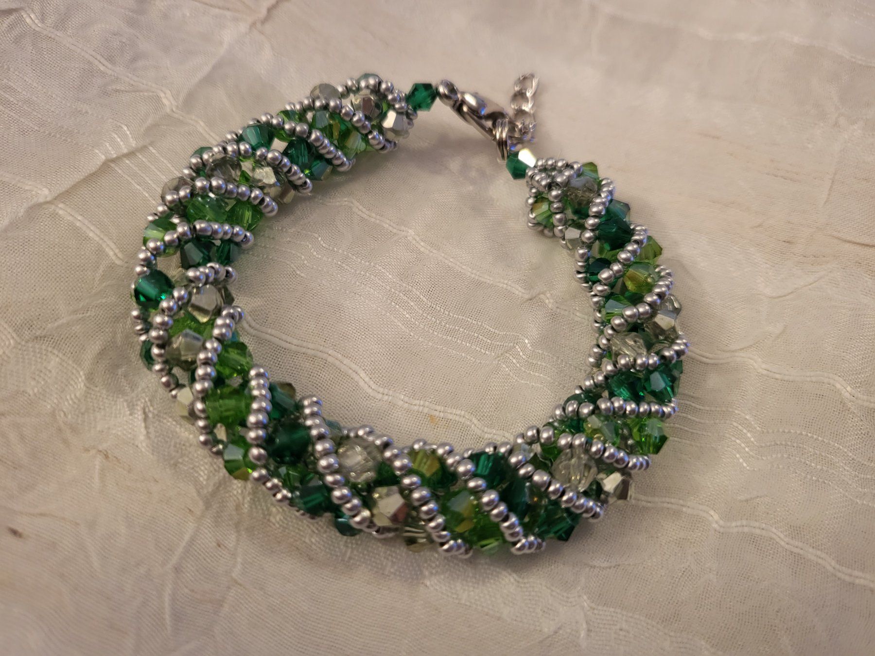 Bracciali & Braccialetti: Handgemachte Armkette aus Glasperlen – Nuovo e nell'imballaggio originale da Dietikon venduto da Eleda 2