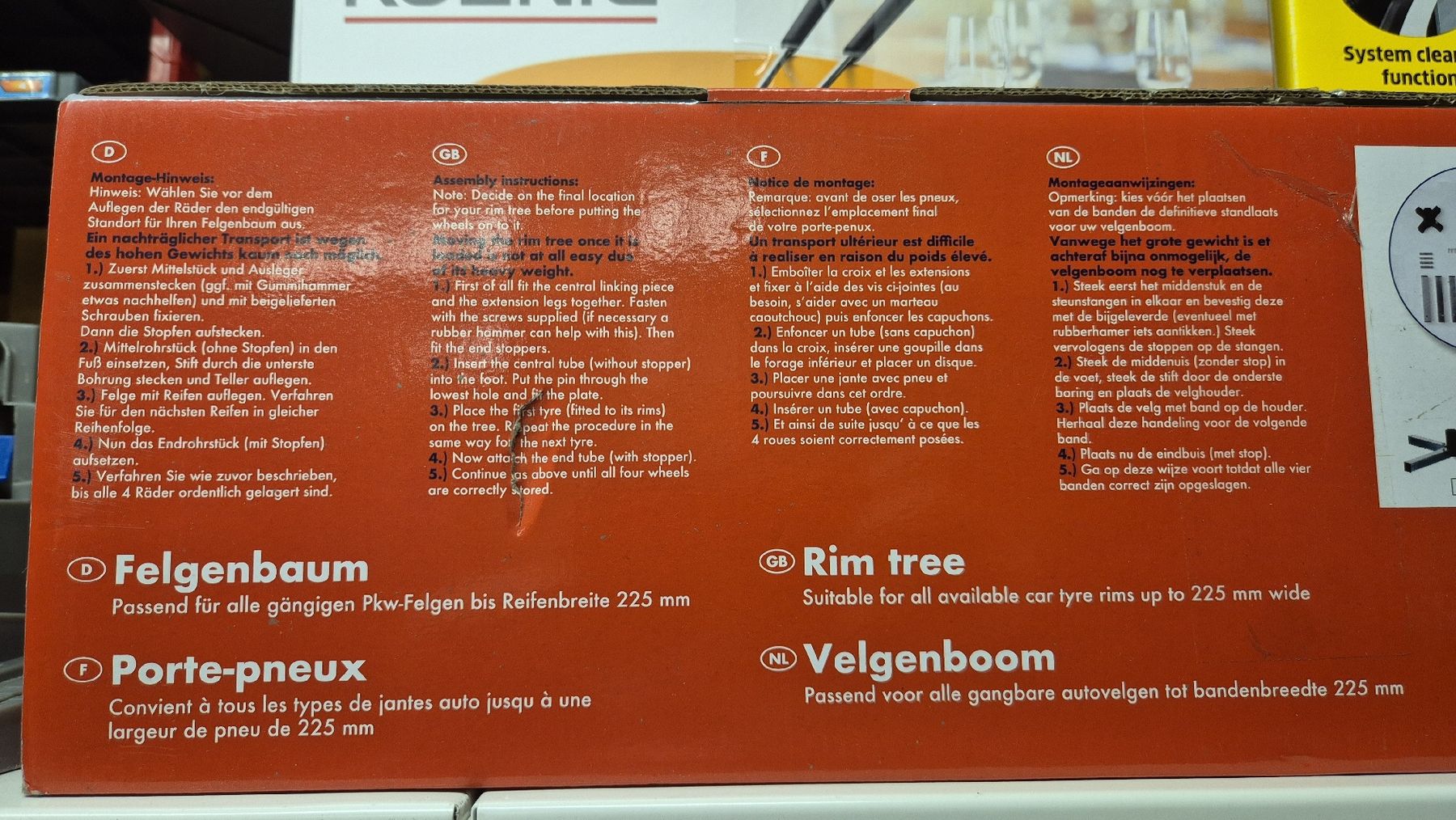 Werkzeugkasten & Aufbewahrung: Felgenbaum für Sommer- oder Winterräder bis 225 mm – Gebraucht aus Dübendorf von digital_bath 7