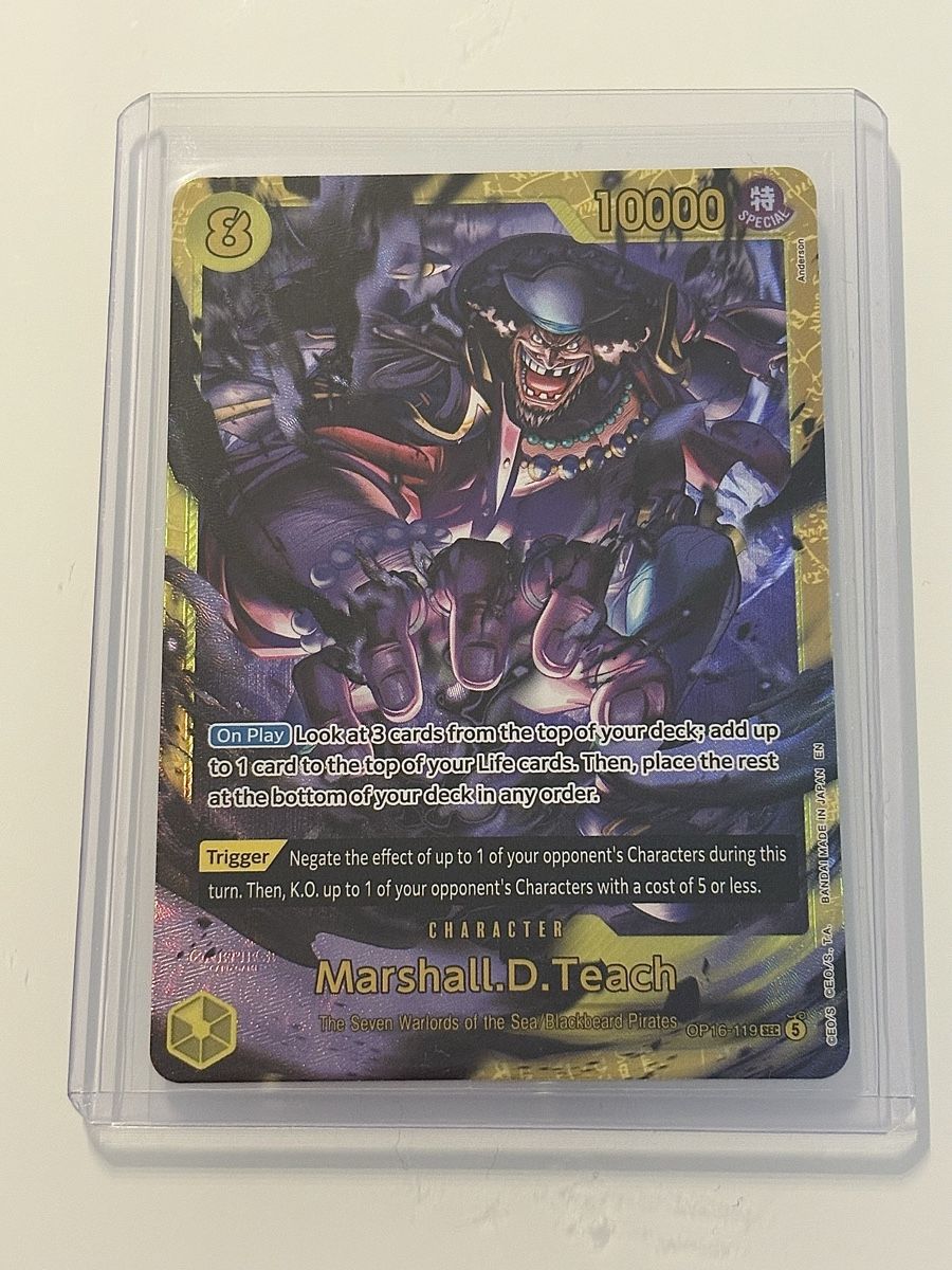 Bandai Carte collezionabili: One Piece TCG - Marshall.D.Teach OP16-119 – Nuovo (secondo la descrizione) da Pieterlen venduto da Mira_o7