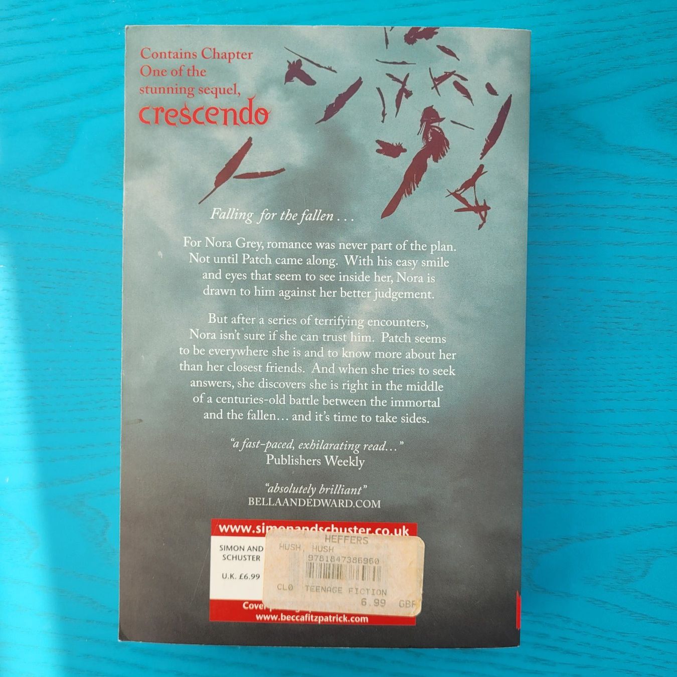 Libri: Becca Fitzpatrick- hush, hush – Usato da SCHÜBELBACH venduto da CoKaHa 1