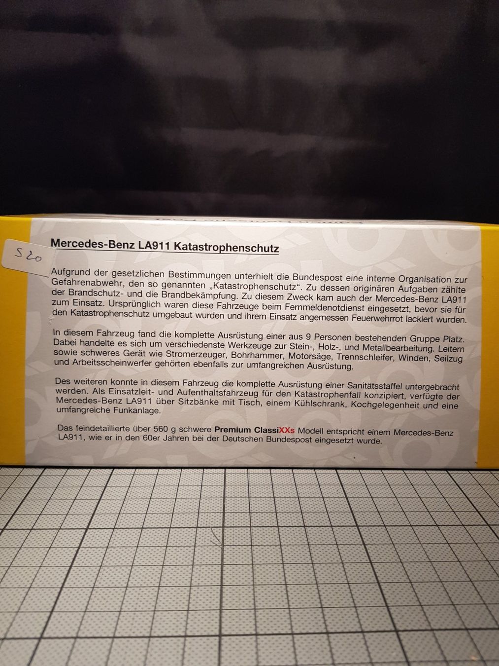 Mercedes-Benz Modellini d'auto: Mercedes-Benz LA 911 "Katastrophenschutz" – Nuovo e nell'imballaggio originale da Chézard-St-Martin venduto da AlPat-Collections 6