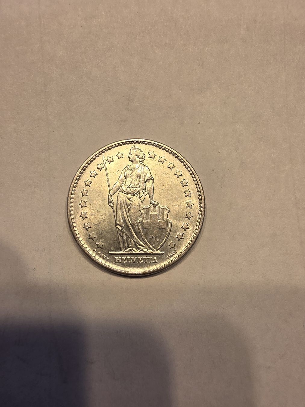 Toutes les monnaies: pièce argent 2chf 1965 – Neuf (Voir description) à Fribourg par yan_z5fr 1